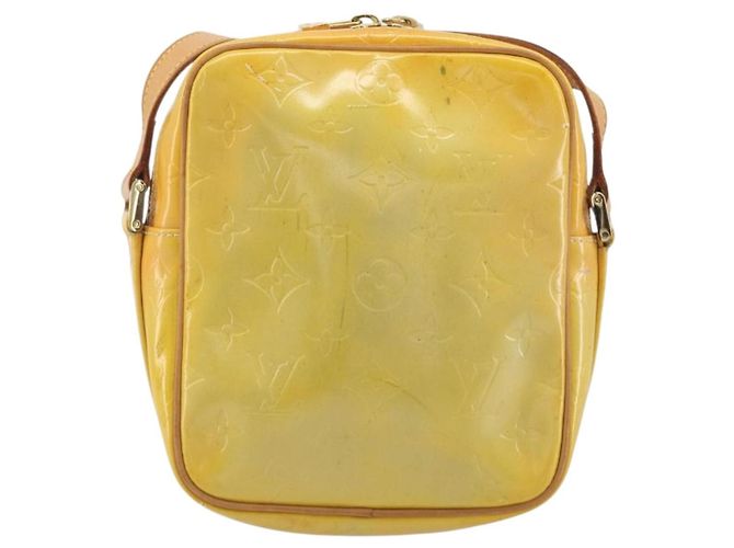 LOUIS VUITTON Monogram Vernis Wooster Shoulder Bag Gris M91036 LV Auth 195057 Grigio - vista 2