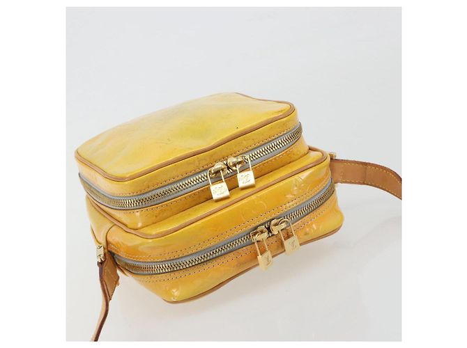 LOUIS VUITTON Monogram Vernis Wooster Shoulder Bag Gris M91036 LV Auth 195057 Grigio - vista 6
