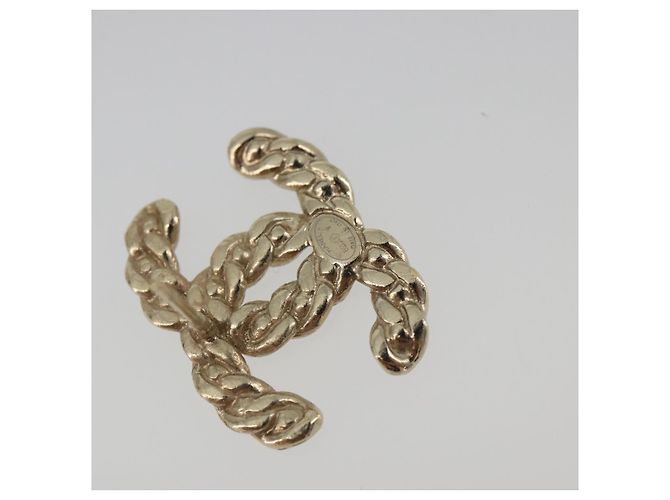 Orecchini CHANEL Metallo Tono Oro CC Auth bs36533 - vista 10