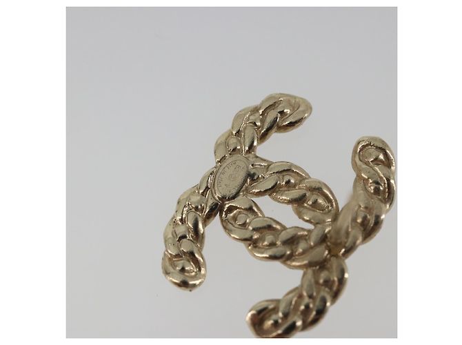 Orecchini CHANEL Metallo Tono Oro CC Auth bs36533 - vista 6