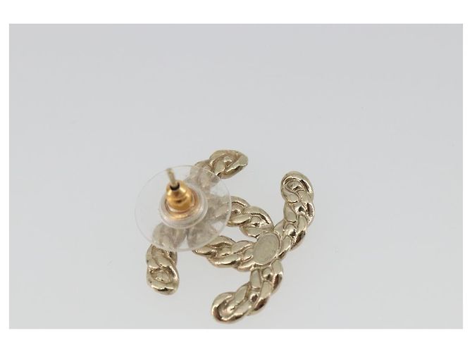 Orecchini CHANEL Metallo Tono Oro CC Auth bs36533 - vista 8
