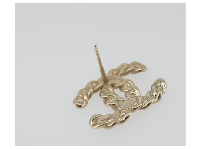 Orecchini CHANEL Metallo Tono Oro CC Auth bs36533 - vista 9