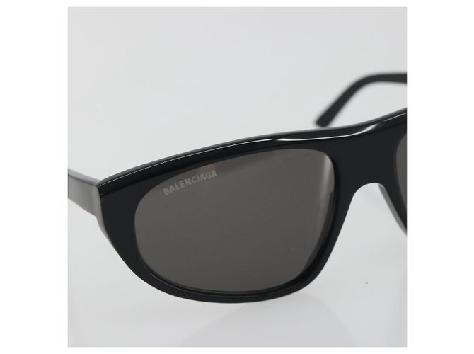 Gafas de sol BALENCIAGA Plástico Negro Blanco Auth bs36465 - vista 6
