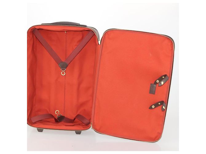 LOUIS VUITTON Damier Ebene Pegas 60 Suitcase N23255 LV Auth 189035 - vista 11