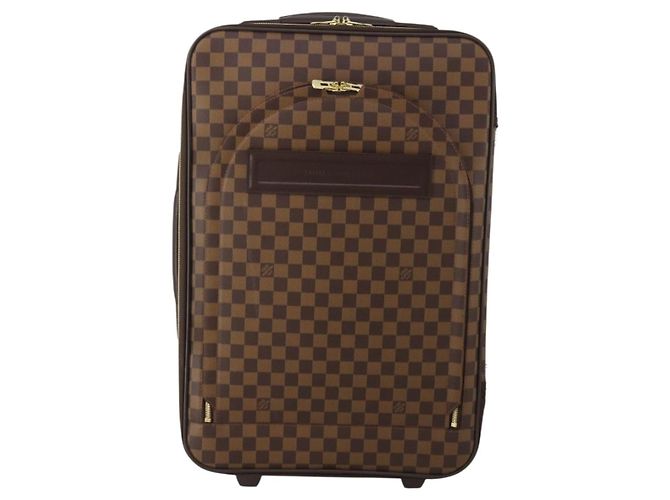 LOUIS VUITTON Damier Ebene Pegas 60 Suitcase N23255 LV Auth 189035 - vista 13