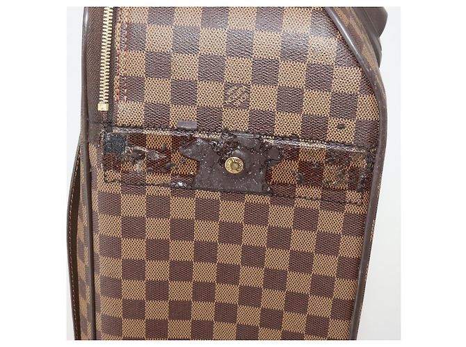 LOUIS VUITTON Damier Ebene Pegas 60 Suitcase N23255 LV Auth 189035 - vista 4