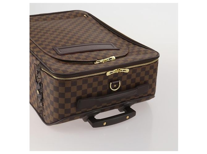 LOUIS VUITTON Damier Ebene Pegas 60 Suitcase N23255 LV Auth 189035 - vista 8