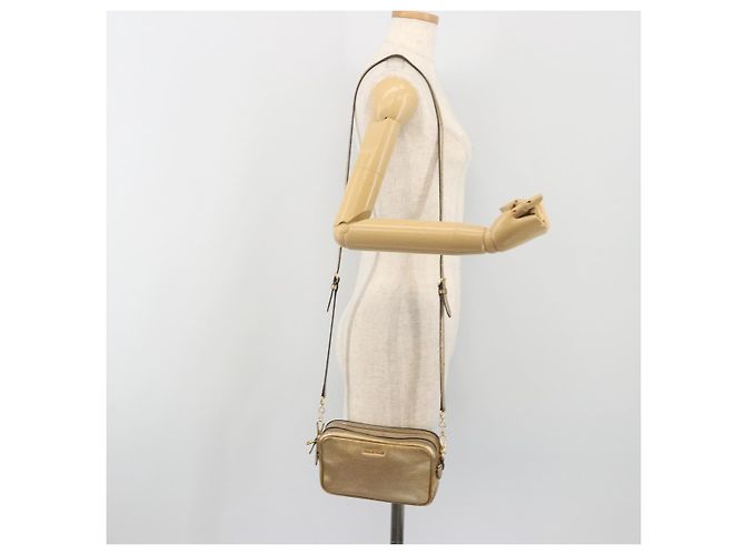 Borsa a tracolla Miu Miu in pelle oro Auth bs36779A D'oro - vista 25