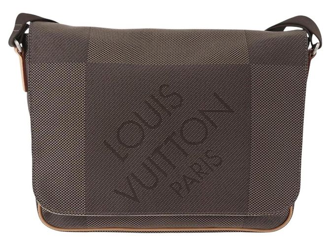 LOUIS VUITTON Damier Geant Petite Message Shoulder Bag Tail M93617 Auth ka5640 - vista 13