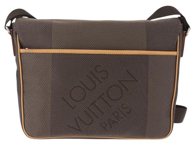 LOUIS VUITTON Damier Geant Petite Message Shoulder Bag Tail M93617 Auth ka5640 - vista 2