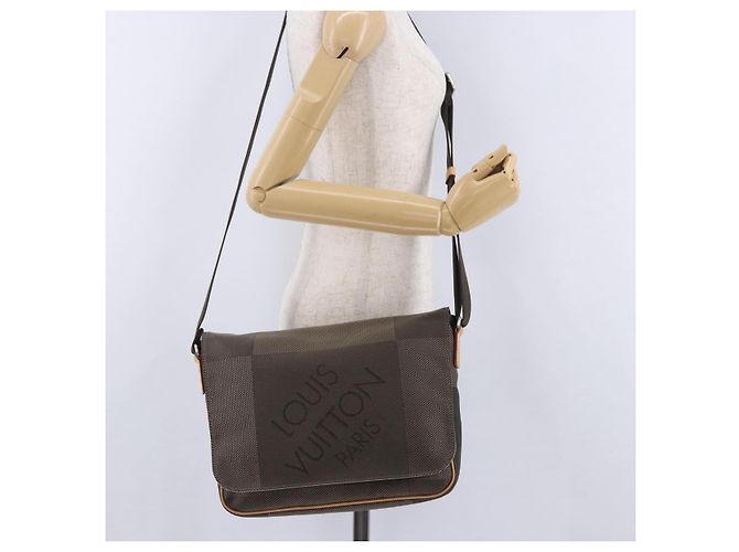 LOUIS VUITTON Damier Geant Petite Message Shoulder Bag Tail M93617 Auth ka5640 - vista 23