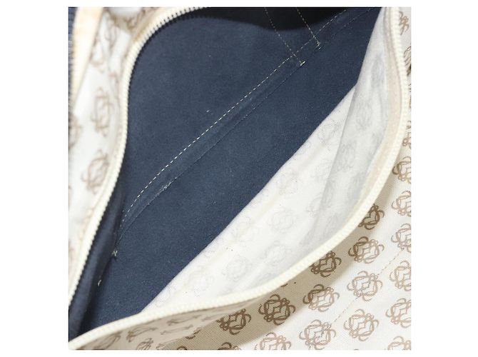 LOEWE Amazonas Borsa a Mano Pelle Blu Navy Oro Auth 195648A D'oro - vista 20