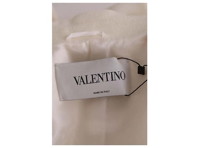 Abrigo Valentino de lana virgen y cashmere beige claro beige - vista 5