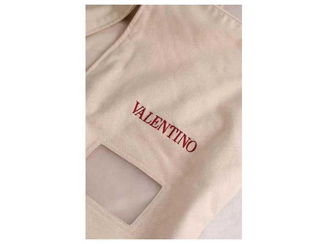 Abrigo Valentino de lana virgen y cashmere beige claro beige - vista 7