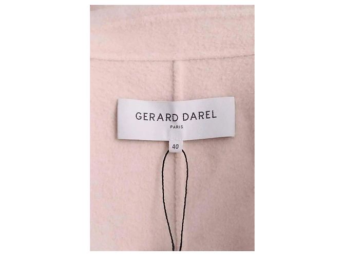 Abrigo de lana Gerard Darel ecru Crudo - vista 5