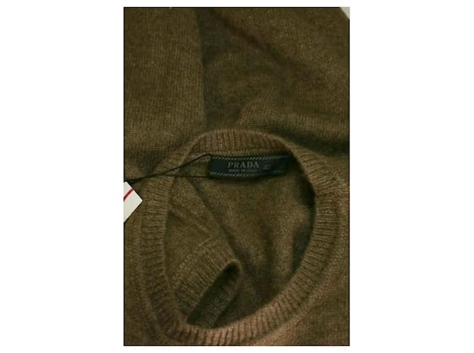 Suéter Prada de cachemira marrón Castaño - vista 5