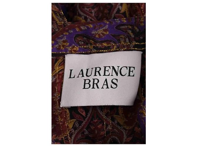 Falda Laurence Bras marrón de viscosa XS Castaño - vista 5