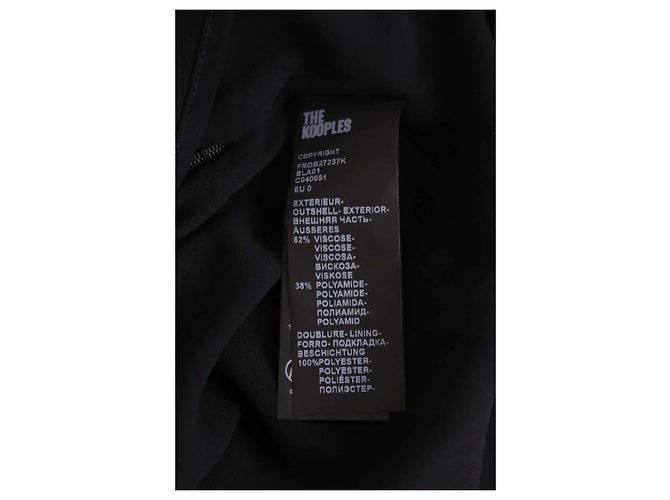 The Kooples Vestido negro - vista 6