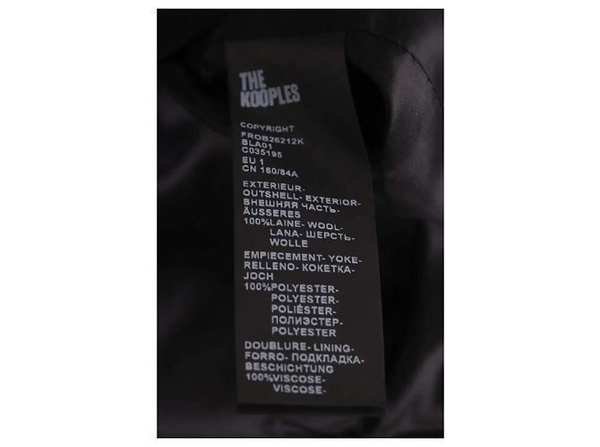 The Kooples schwarzer Wollblazer - Ansicht 6