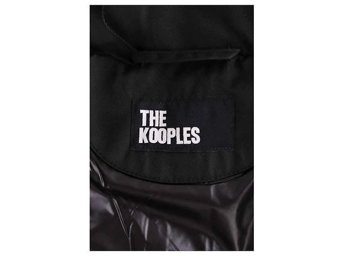 The Kooples Plumífero negro - vista 5