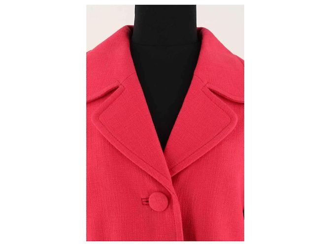 Abrigo de algodón rosa Claudie Pierlot - vista 2