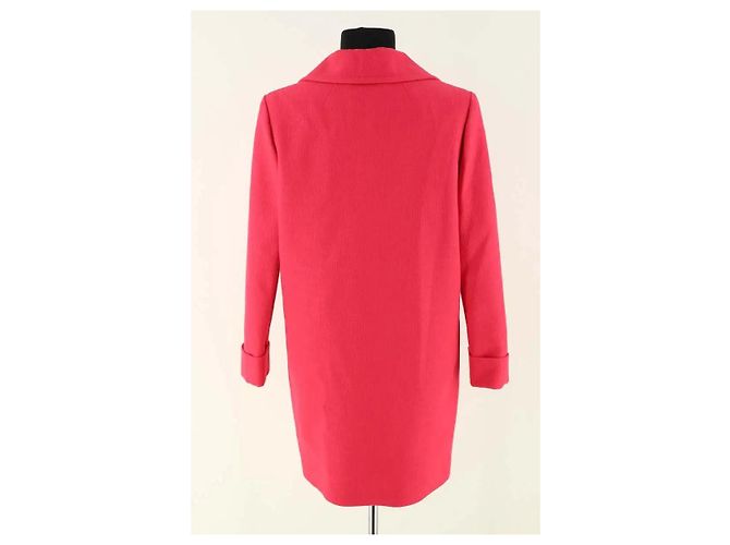 Abrigo de algodón rosa Claudie Pierlot - vista 4
