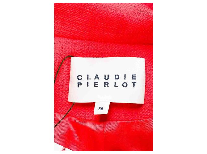 Abrigo de algodón rosa Claudie Pierlot - vista 5