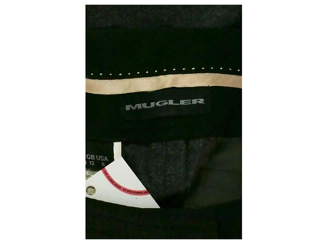 Thierry Mugler Graue gerade Hose - Ansicht 5