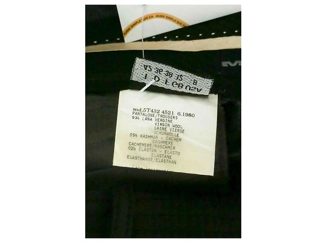 Thierry Mugler Graue gerade Hose - Ansicht 6
