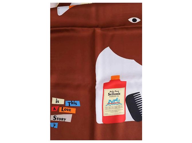 Hermès Mehrfarbiges quadratisches Tuch Mehrfarben - Ansicht 3