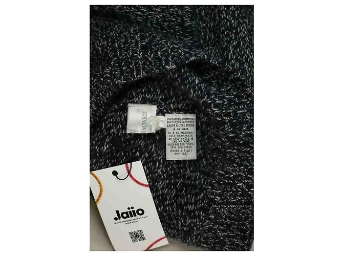 Jersey Eric Bompard de cashmere azul marino M - vista 5