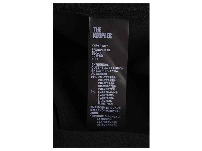 The Kooples Schwarzes Kleid - Ansicht 6