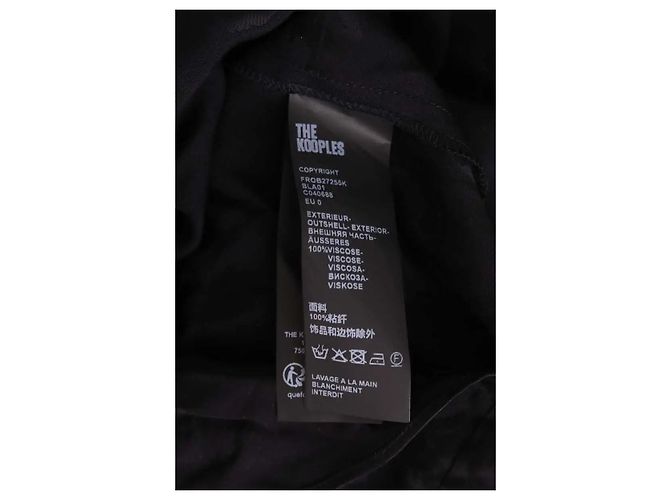 The Kooples Schwarzes Kleid - Ansicht 6