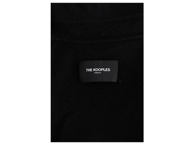 The Kooples Cappotto nero - vista 5