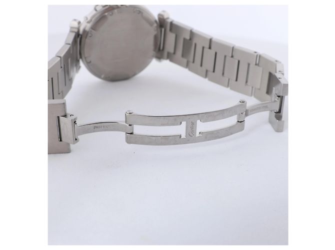Reloj de pulsera Cartier Pasha C Automatic, ref. W31043M7, esfera negra Negro - vista 9