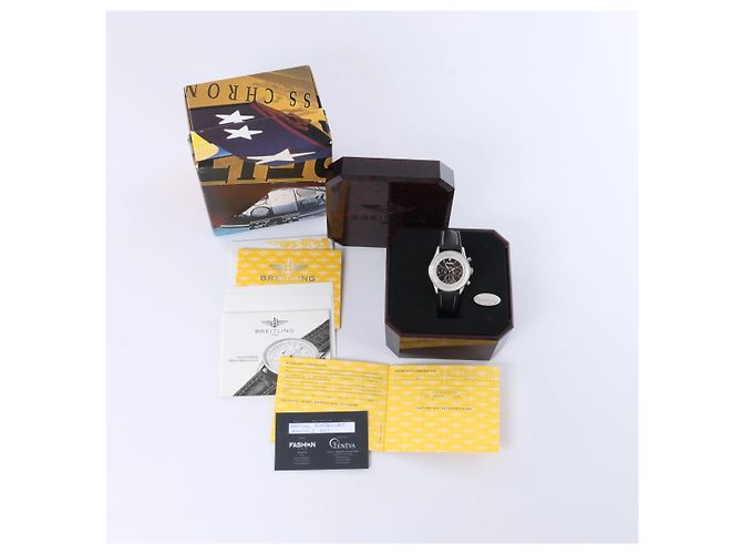 Breitling Montbrillant Automatic Wristwatch, ref. A30030.2, Black Dial - view 10
