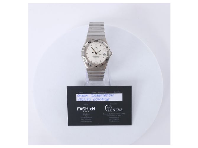 Orologio Automatico Omega Constellation 1502.30 Quadrante Argento Bianco - vista 10
