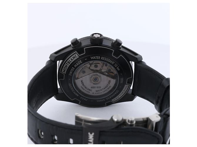 Montblanc Timewalker Automatic Wristwatch, ref 116102, quadrante nero - vista 8