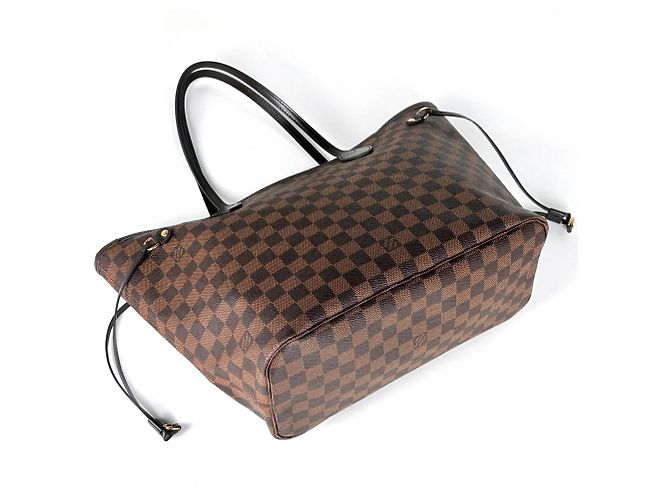 Borsa Tote Louis Vuitton Neverfull MM Marrone - Ansicht 2