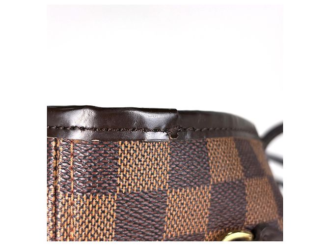 Borsa Tote Louis Vuitton Neverfull MM Marrone - Ansicht 4