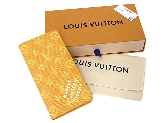 Brazza Louis Vuitton Monogram Yellow Langbeutel Gelb - Ansicht 2