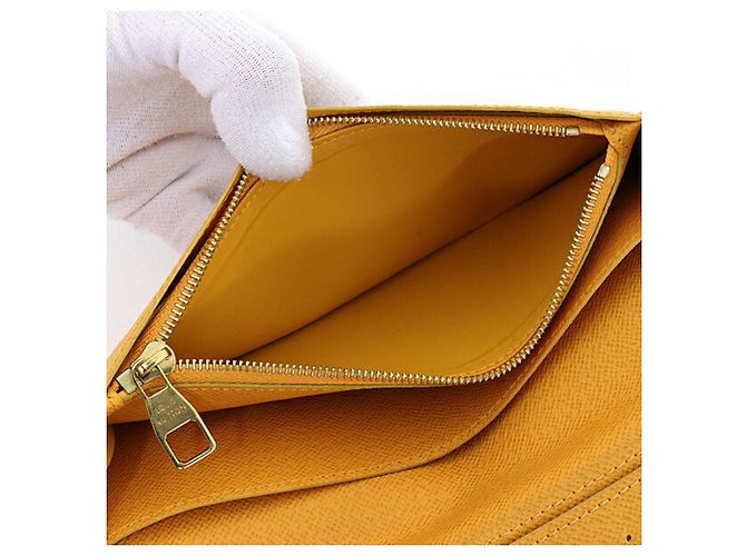 Brazza Louis Vuitton Monogram Yellow Langbeutel Gelb - Ansicht 5