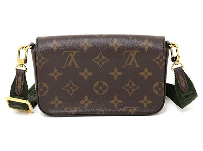 Borsa/portafoglio a spalla Multi Pochette Felicie di Louis Vuitton Marrone Cachi - vista 2
