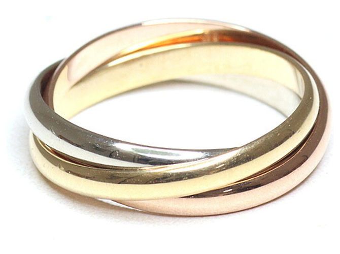 Cartier Trinity Ring in drei Goldarten Golden - Ansicht 2