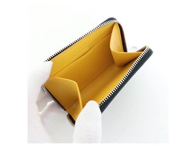 Monedero Goyard Matignon Negro Amarillo - vista 6