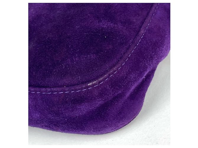 Zucca Fendi lila Wildleder Schultertasche - Ansicht 3