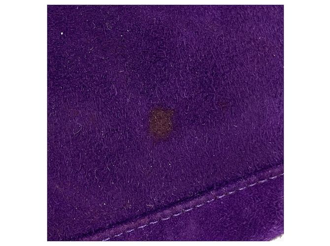 Zucca Fendi lila Wildleder Schultertasche - Ansicht 6