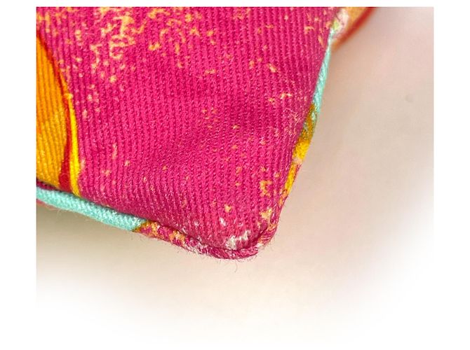 Bolso de accesorios con cordón Loewe Paula's Ibiza Multicolor Naranja - vista 3