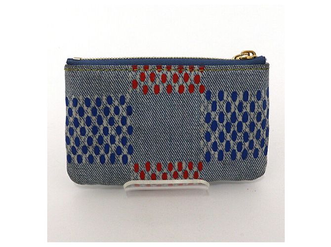 Louis Vuitton Pochette Clé Key Case Blu - vista 2