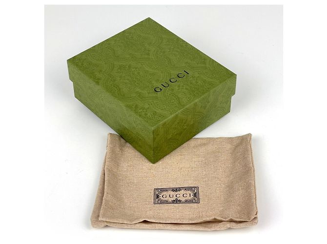 Marmont Gucci Double G Bicolor Medium Geldbörse Beige - Ansicht 10